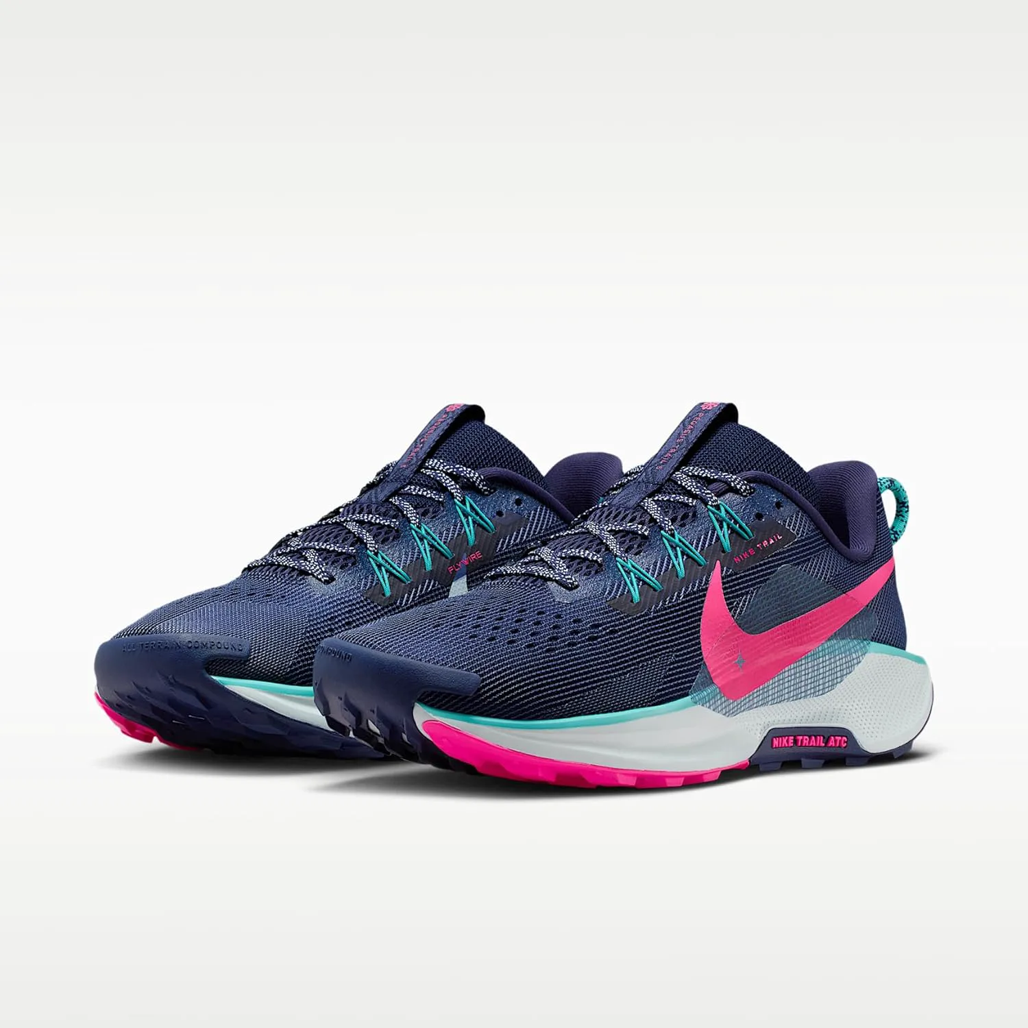 Мужские кроссовки Nike Pegasus Trail 5, темно-синий/розовый — фото 4