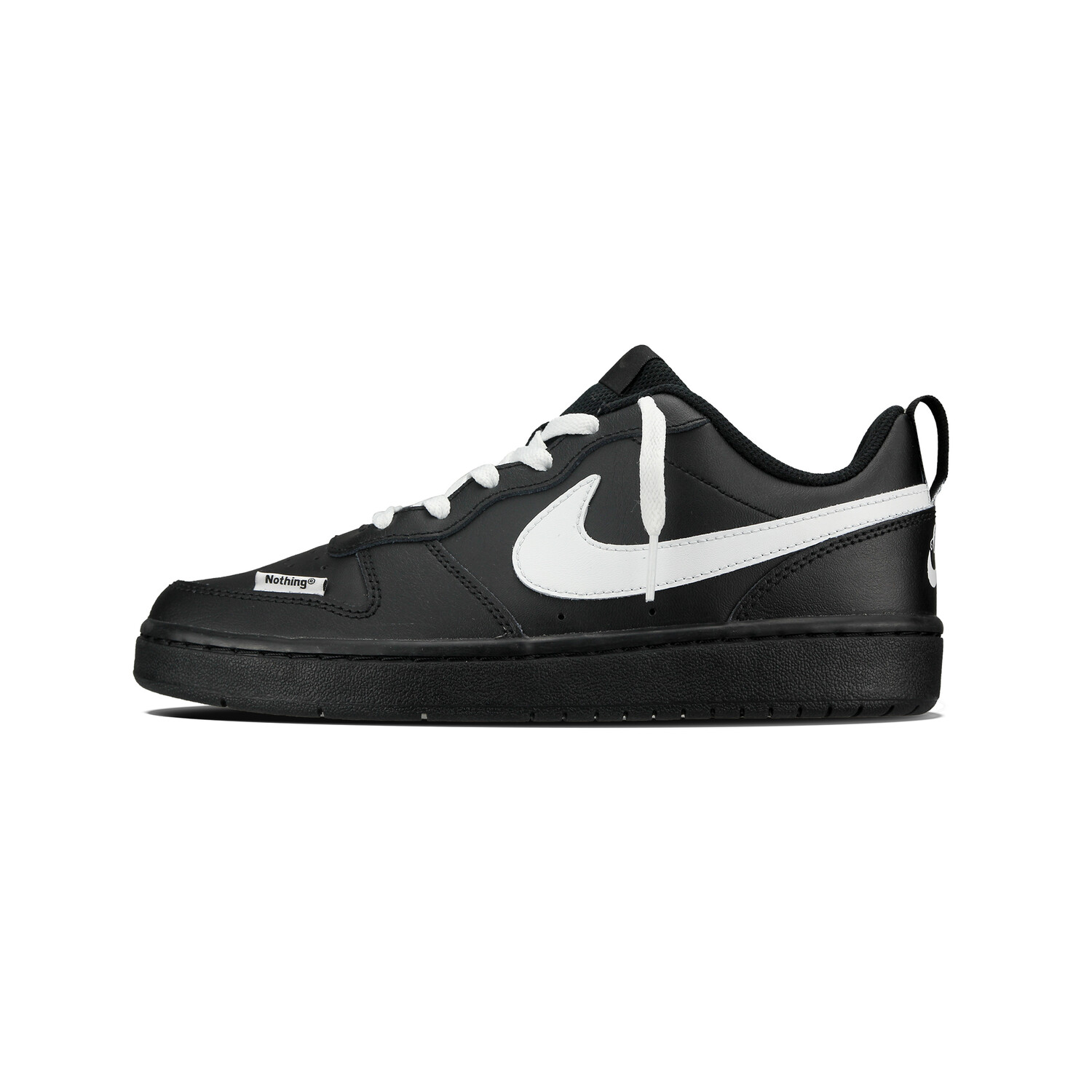 

Кроссовки Nike Court Borough Skateboard Shoes Women's Low-Top Black White, черный/белый