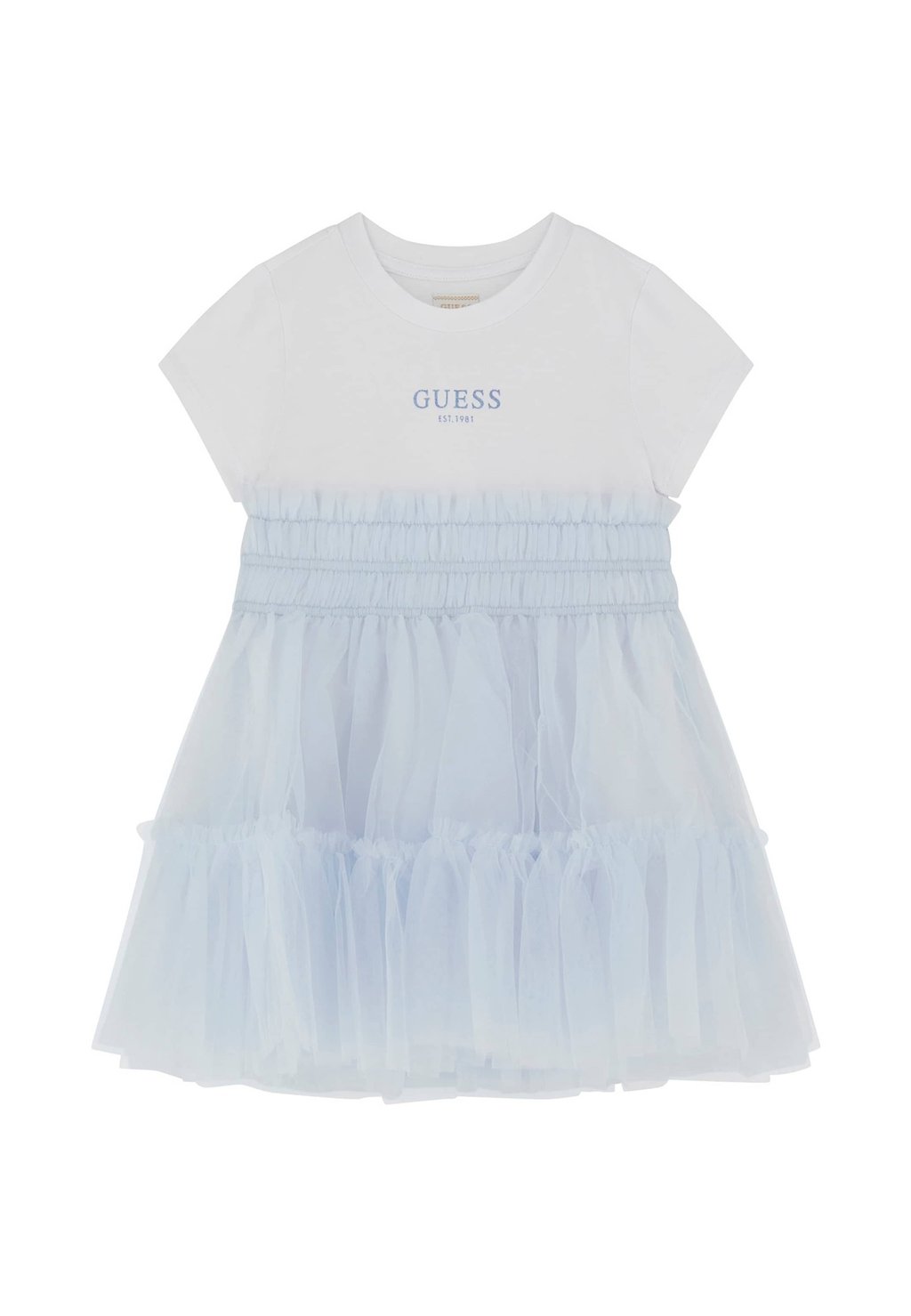 

Повседневное платье MITTELLANGES FIT AND FLARE Guess, белый
