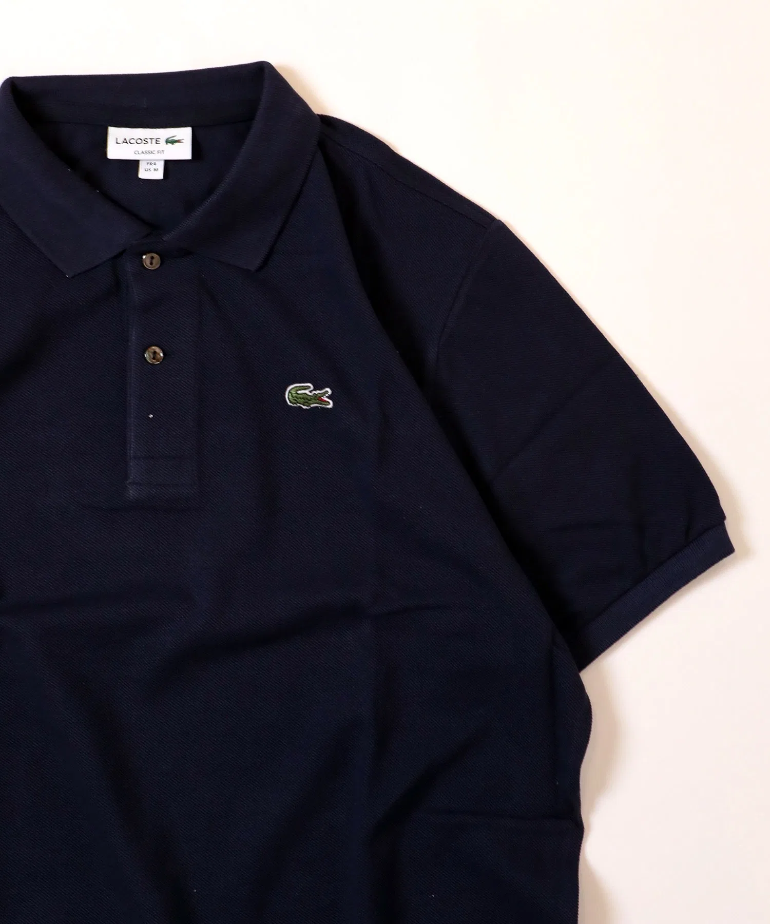 Рубашка поло Lacoste Классическая мужская, короткий рукав, унисекс, белый