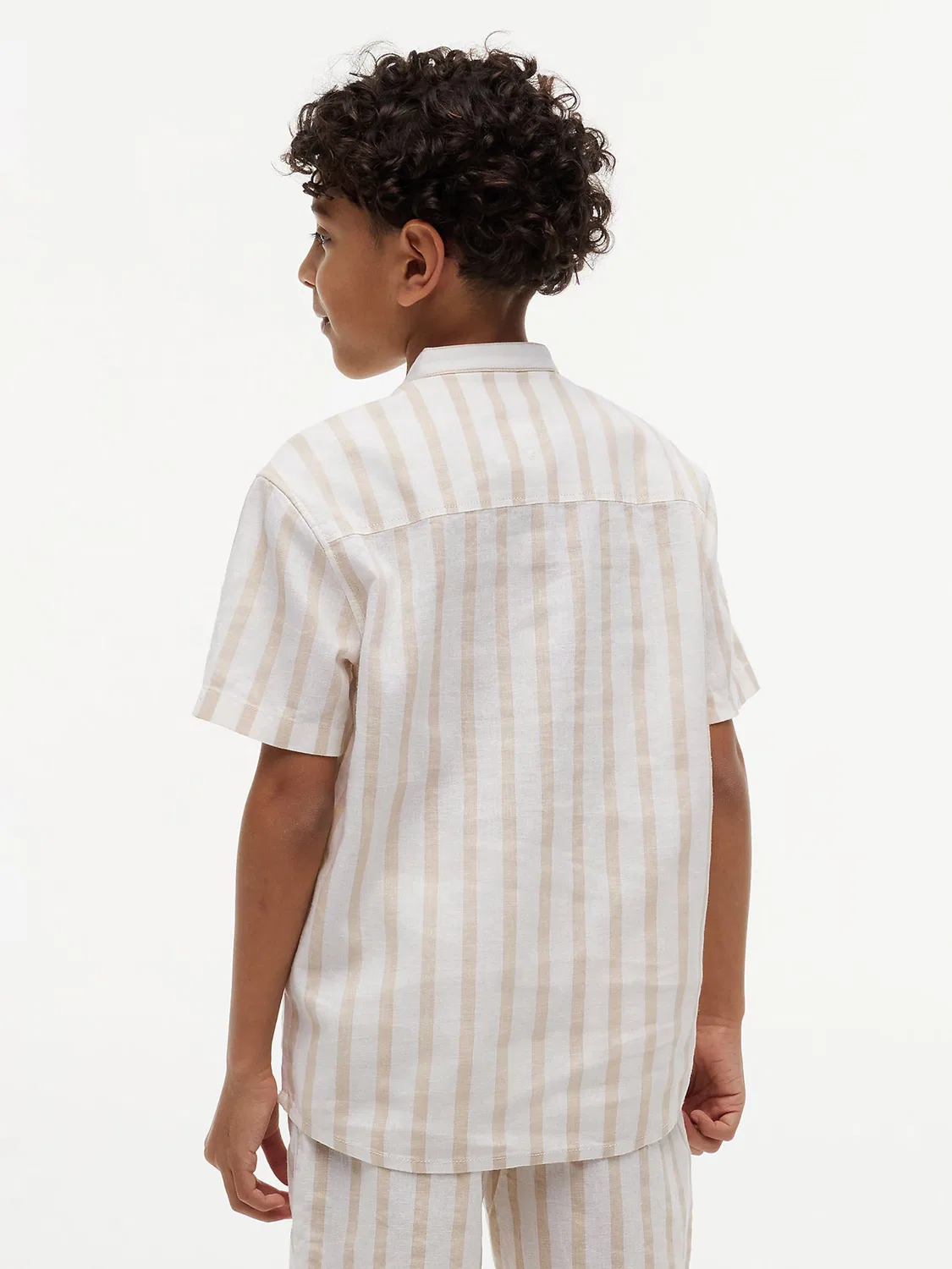 Рубашка на пуговицах стандартного кроя Tommy Hilfiger, Natural White — фото 4