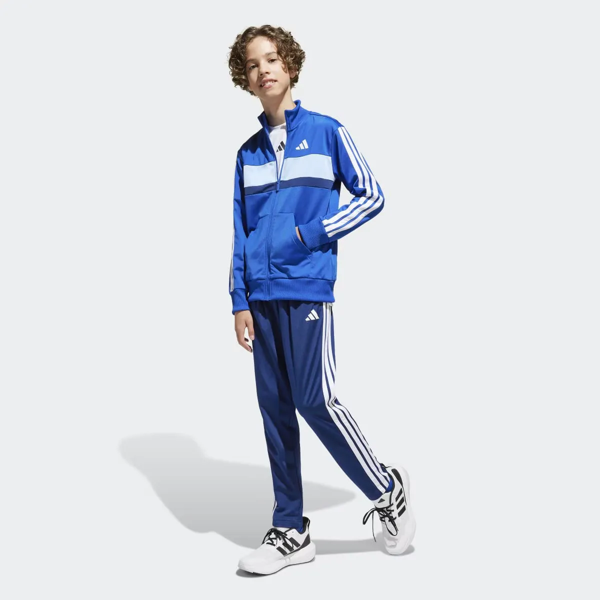

Детский спортивный костюм Adidas Seasonal Essentials Tiberio Tricot 3-Stripes, синий