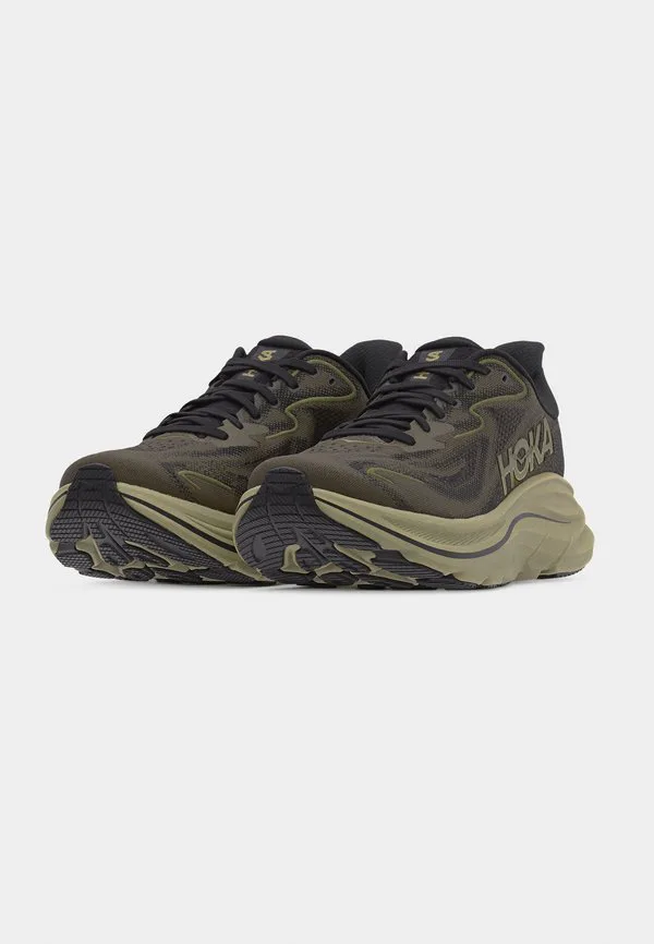 Кроссовки для бега по шоссе clifton 10 Hoka, Dark Roast/Black — фото 3