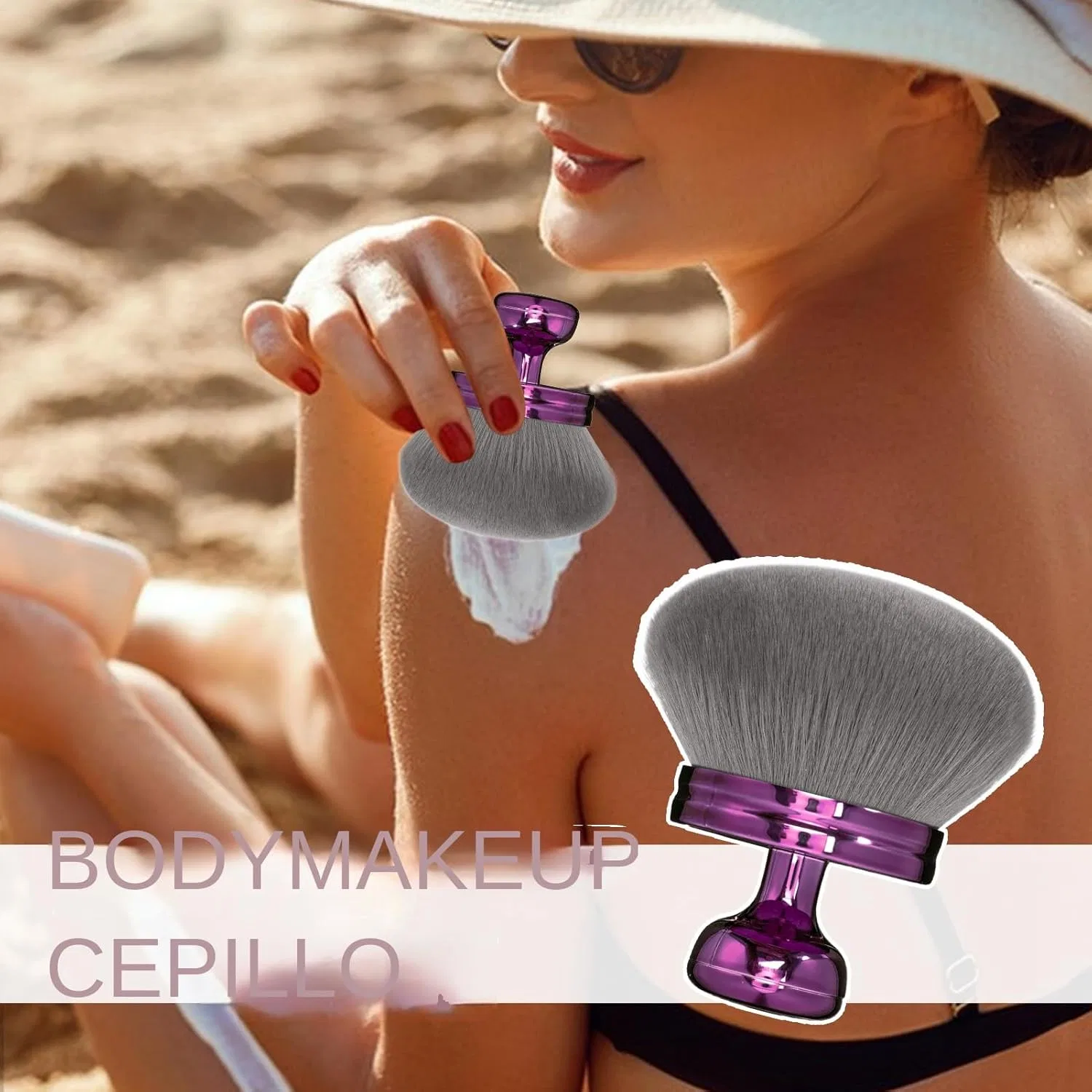 Кисть для бронзера и автозагара Generic — фото 2