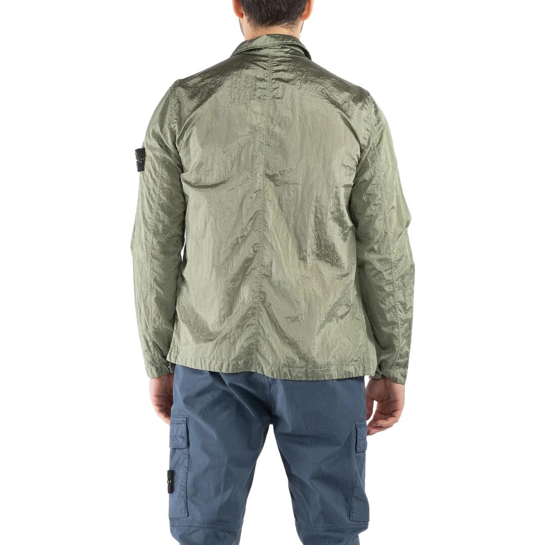 Куртка мужская Meta Stone Island нейлоновая, светло-зеленый — фото 4
