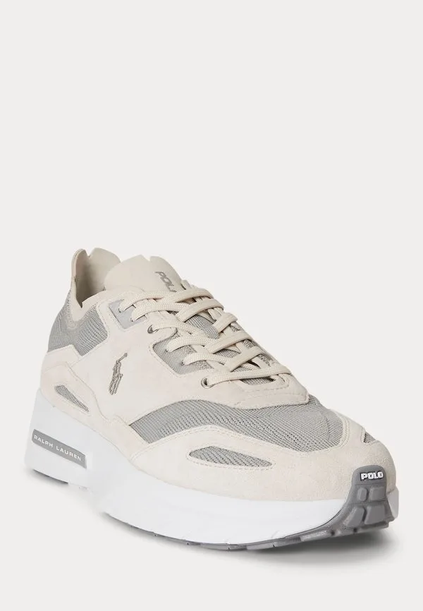 Кроссовки boerum на шнуровке Polo Ralph Lauren, Soft Grey/Dove Grey — фото 2