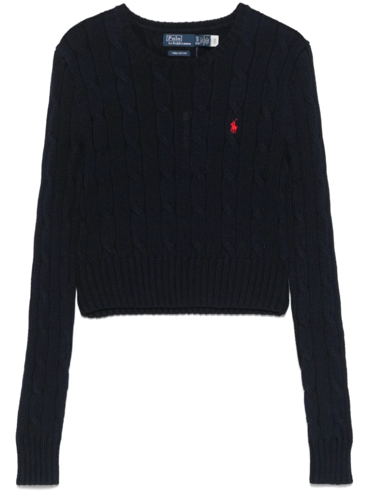 

Свитер косичной вязки Polo Ralph Lauren, синий