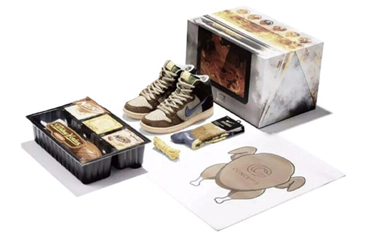 

Кроссовки Concepts X Nike Dunk High Pro SB 'TurDUNKen' Special Box, Серый, Кроссовки Concepts X Nike Dunk High Pro SB 'TurDUNKen' Special Box