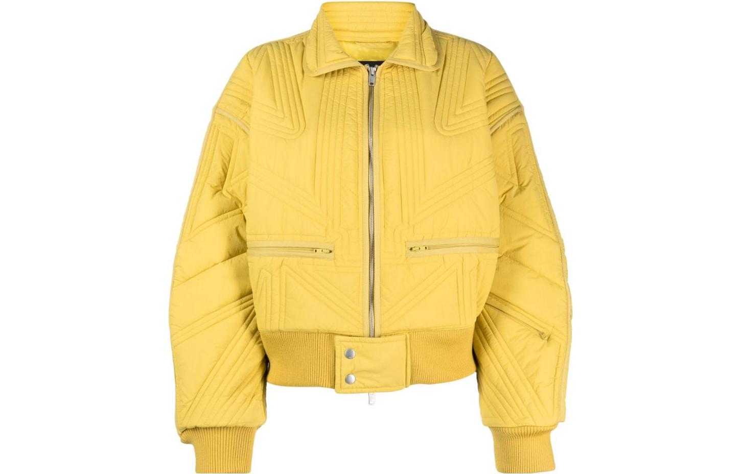 

Y-3 Стеганая пуховая куртка, Yellow