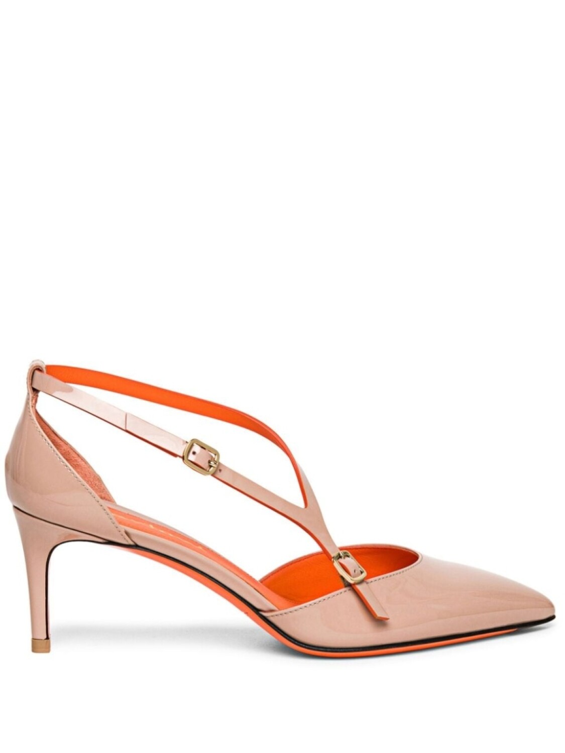 

Туфли с заостренным носком Santoni, розовый