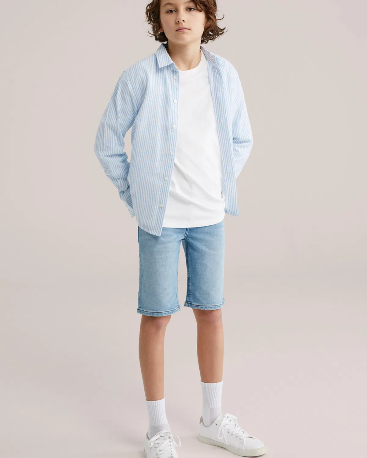 Узкие джинсы We Fashion, Blue Denim — фото 4