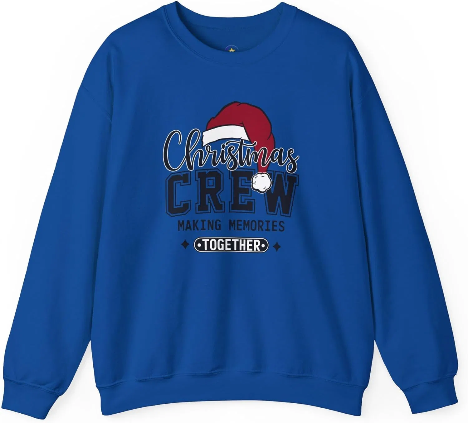 Рождественский свитшот Unisex Christmas Crew, рождественские свитшоты, свитшоты с Сантой, свитшот Unisex Crew Worker для Рождества GENERIC, Royal