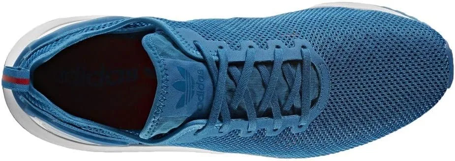 Кроссовки Adidas Originals ZX Flux Adv SL - SHS7 9005, белый/черный/синий — фото 4
