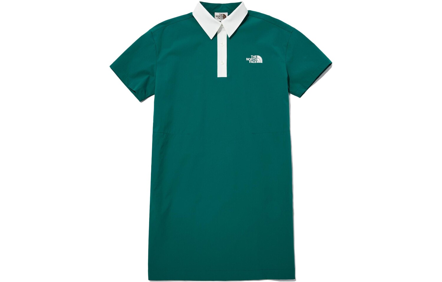 

Платье с короткими рукавами женское зеленое The North Face