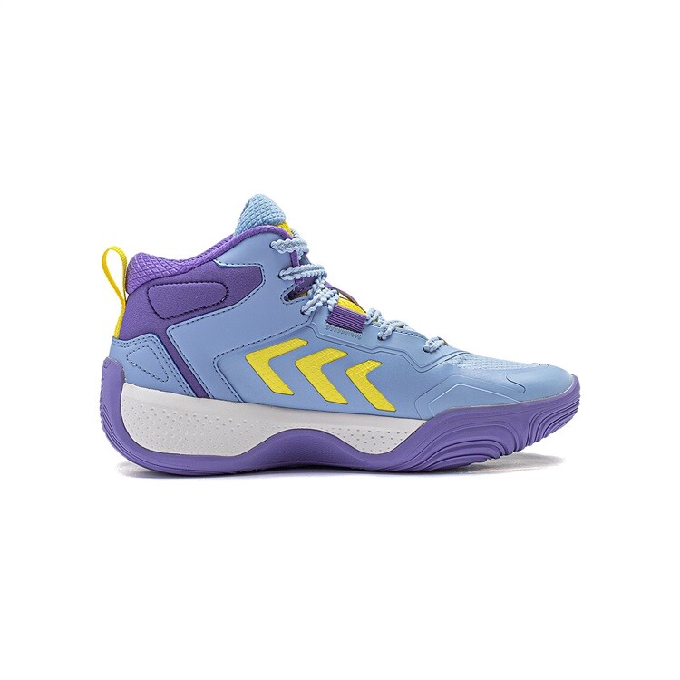 Детские баскетбольные кроссовки Sky Shadow V1 GS Low-top Purple Lining Young, цвет New Aurora Blue/Flower Basket Purple — фото 3