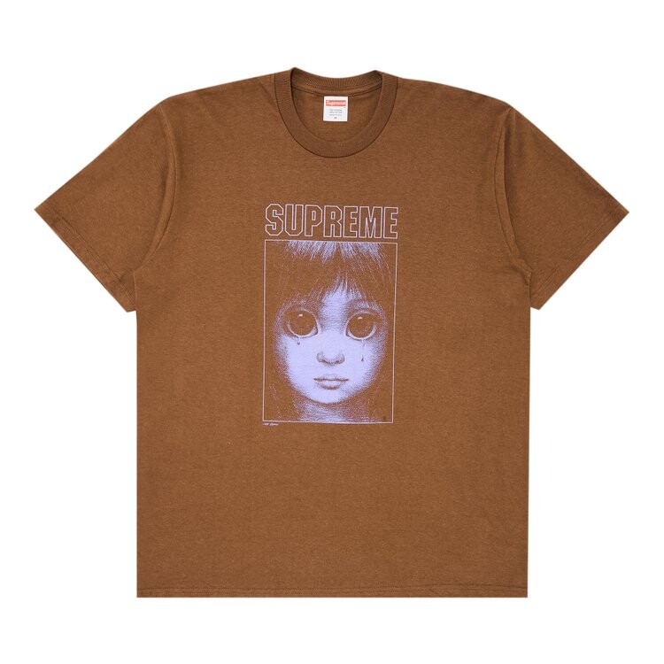 

Футболка Supreme Margaret Keane Teardrop Tee, коричневый