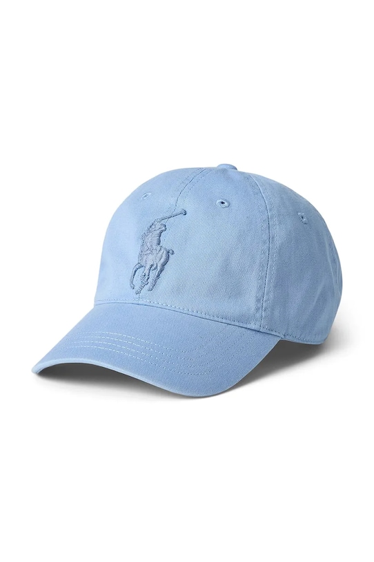 

Хлопковая кепка с козырьком Polo Ralph Lauren, синий