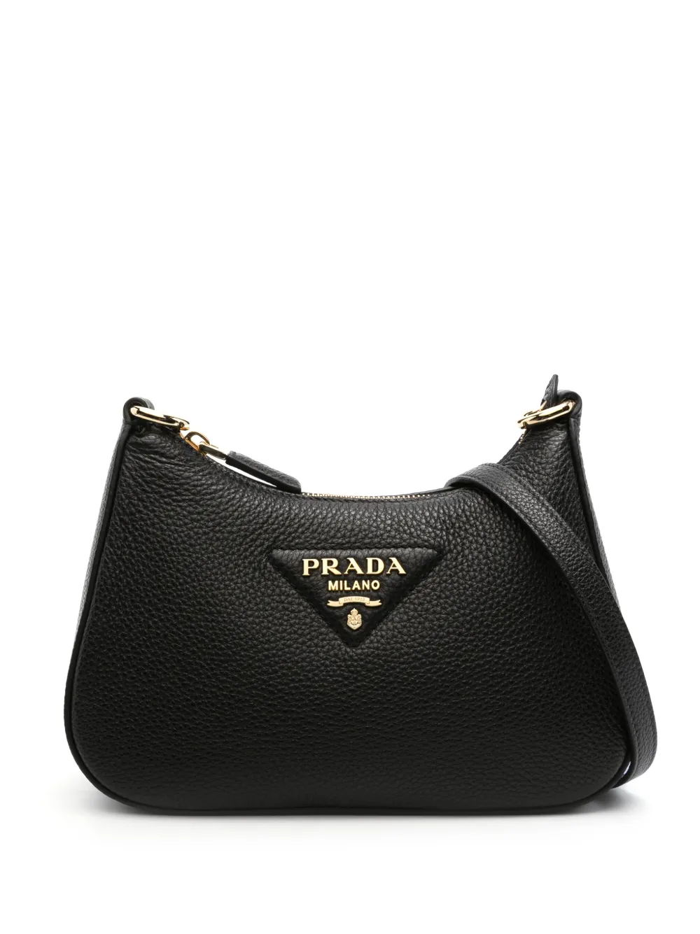 

Сумка на плечо с логотипом Prada, черный