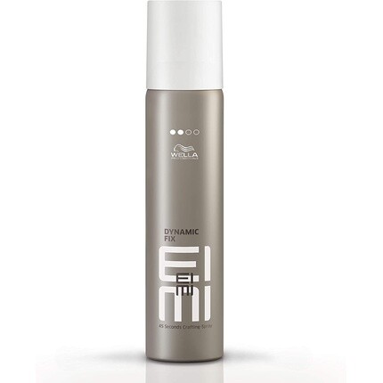 

Wella Dynamic Fix 45 Second Моделирующий спрей Спрей для волос для гибкости прически и защиты от внешних воздействий, таких как влага, УФ-лучи и термозащитный спрей для утюжка 75 мл, Eimi