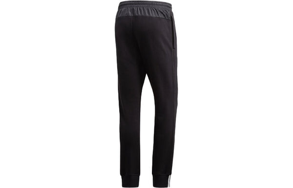 Спортивные штаны adidas originals Vocal Pants Logo Printing Splicing Bundle Feet Sports Pants Black, черный — фото 2