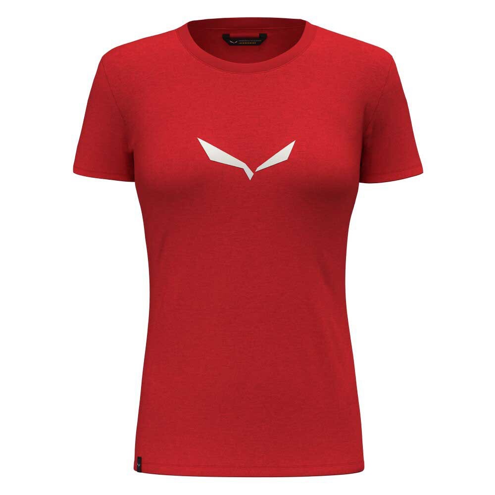 

Футболка Salewa Solidlogo Dri-Release, красный