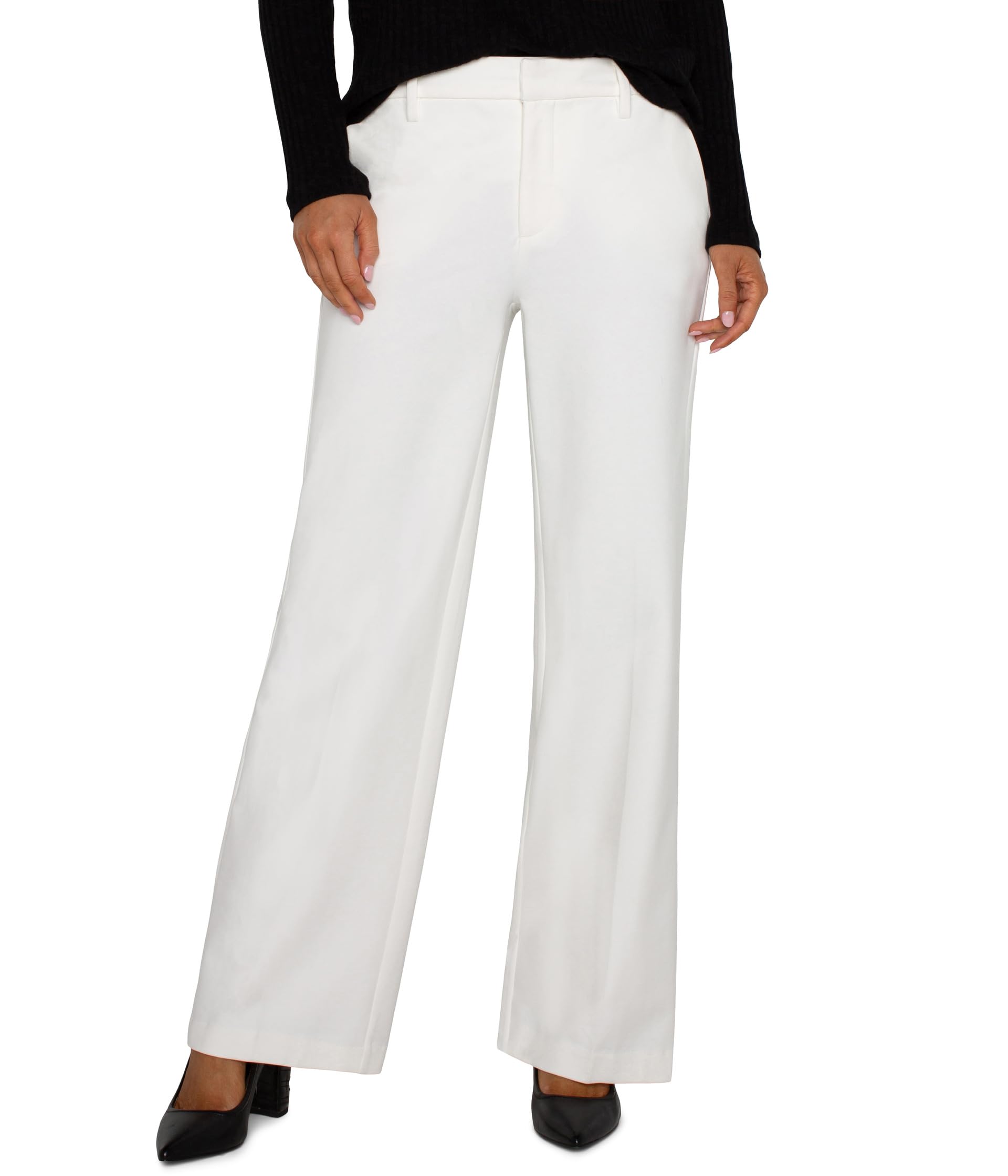 

Брюки Liverpool Los Angeles Kelsey Wide Leg Trouser Ponte Pant, Vintage White