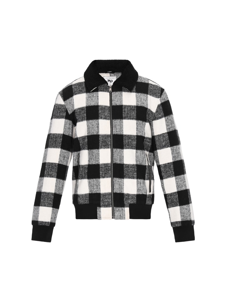 

Мужская куртка в кремово-белом и черном цветах MO