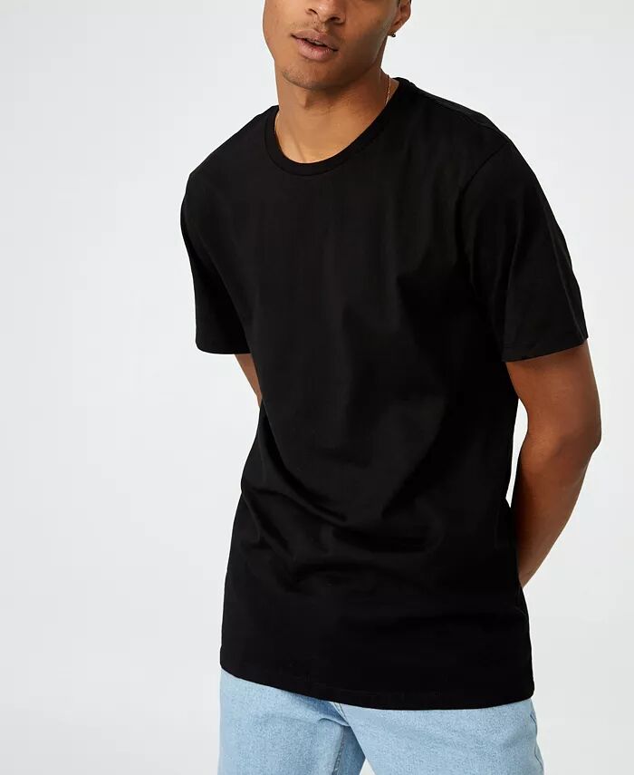 

Мужская футболка Regular Fit Crew COTTON ON, черный