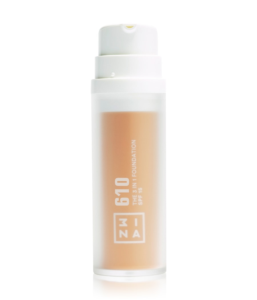 

Жидкая основа 3INA The 3 in 1 Foundation SPF 15, Nr. 610 - light yellow, 30 ml
