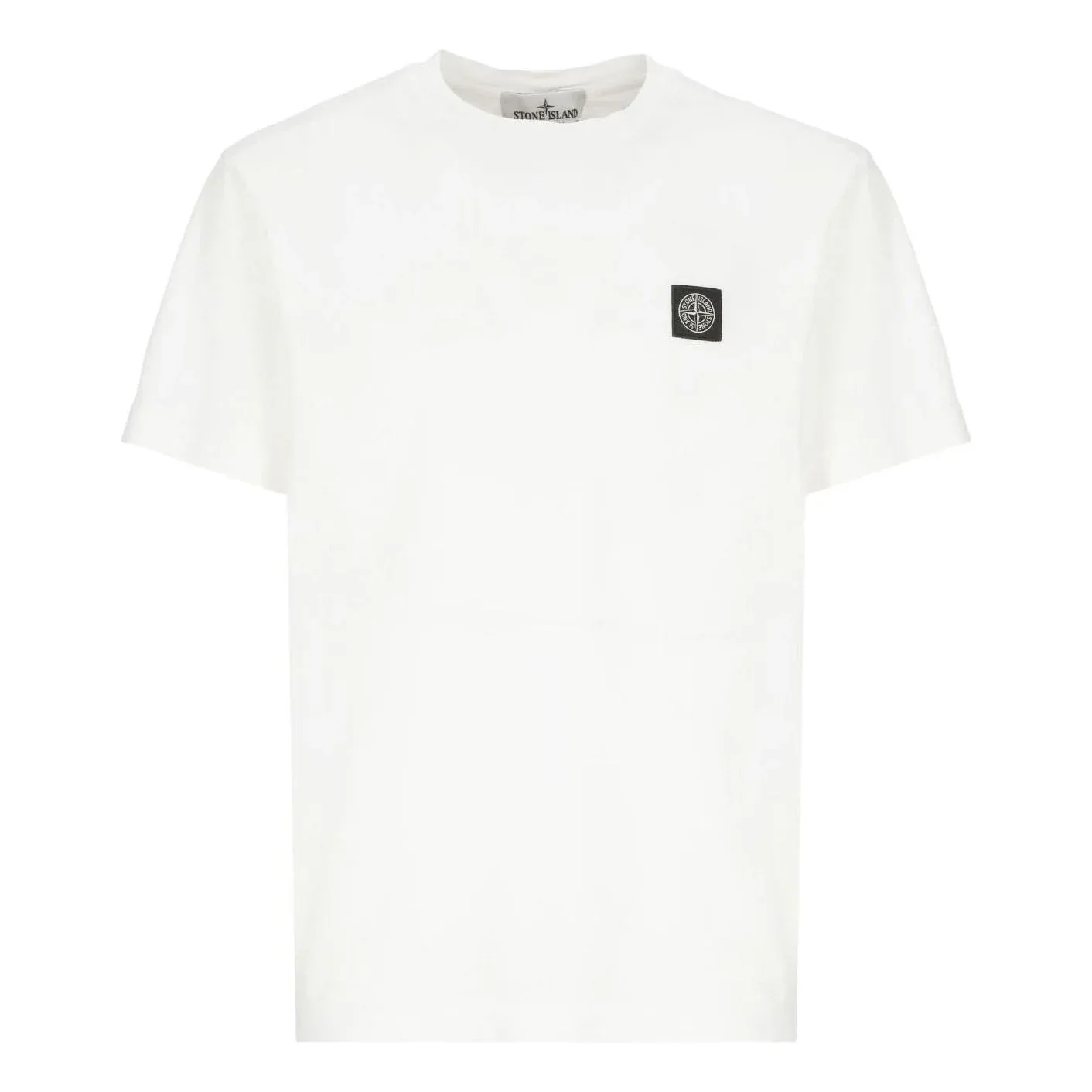 Футболка STONE ISLAND 2100027 60/2 приталенного кроя, белая