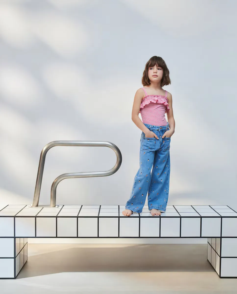 

Купальник для девочки Kids El Corte Inglés, розовый