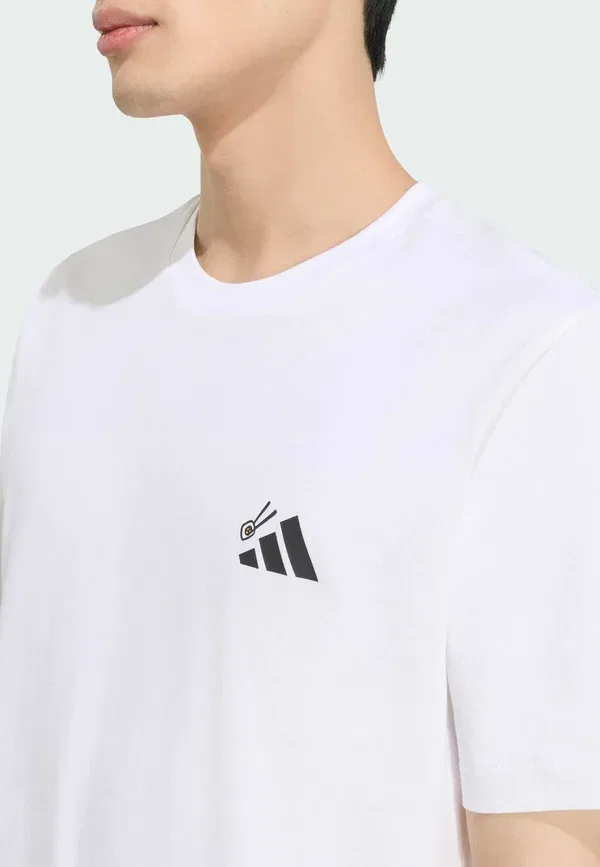 Футболка с принтом суши Adidas Sportswear, белый — фото 3