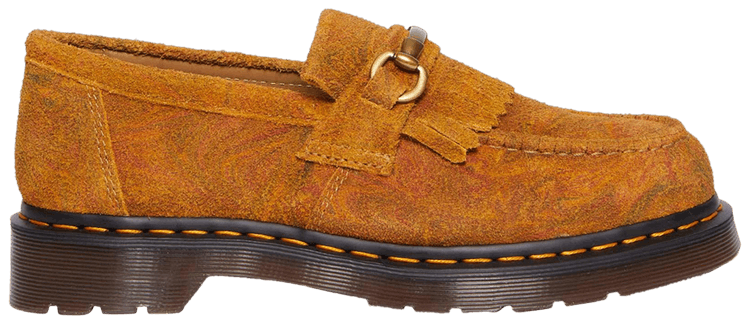 

Кроссовки Dr. Martens Adrian Snaffle Marbled Suede Loafer 'Brown Mustard', коричневый