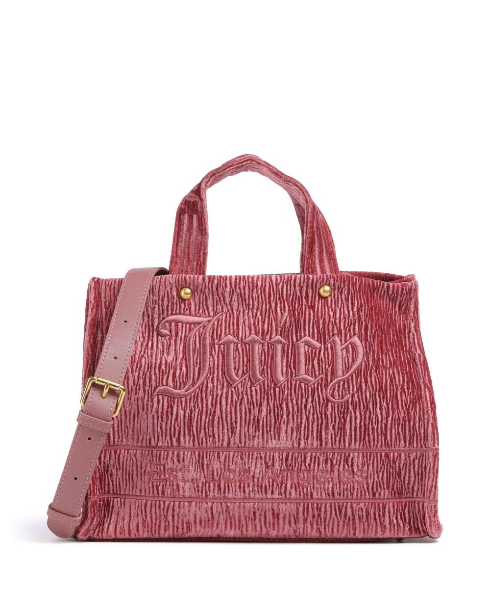 

Сумочка iris из жатого бархата м хлопок, полиэстер Juicy Couture, розовый