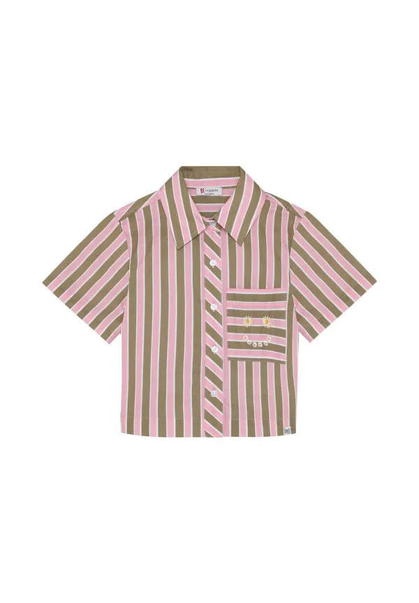 Полосатая блузка на пуговицах Noppies, Pastel Lavender