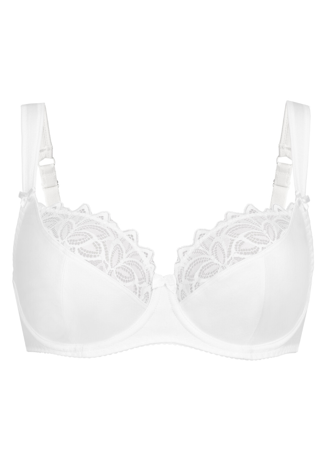 

Бюстгальтер с косточками Teyli Halbgepolsterter mit floraler Spitze Eco Exclusive, белый