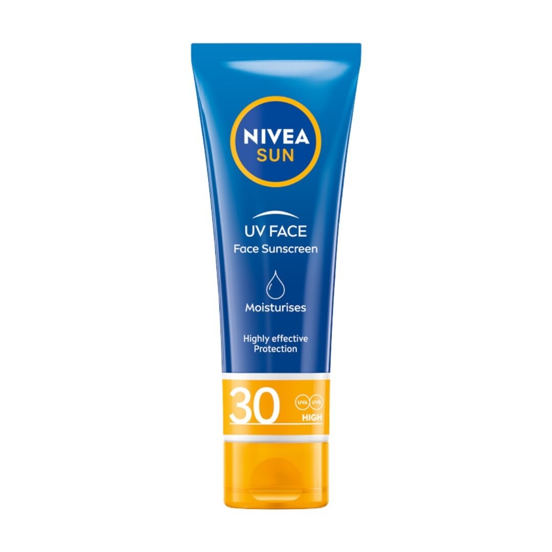 

Nivea, Солнцезащитный увлажняющий крем для лица с высокой защитой Spf30, 50 мл