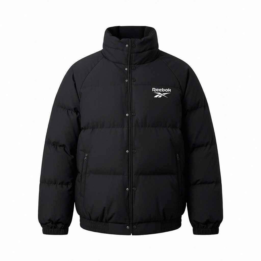 

Пуховик Unisex Stand Collar утепленный стеганый Reebok, черный