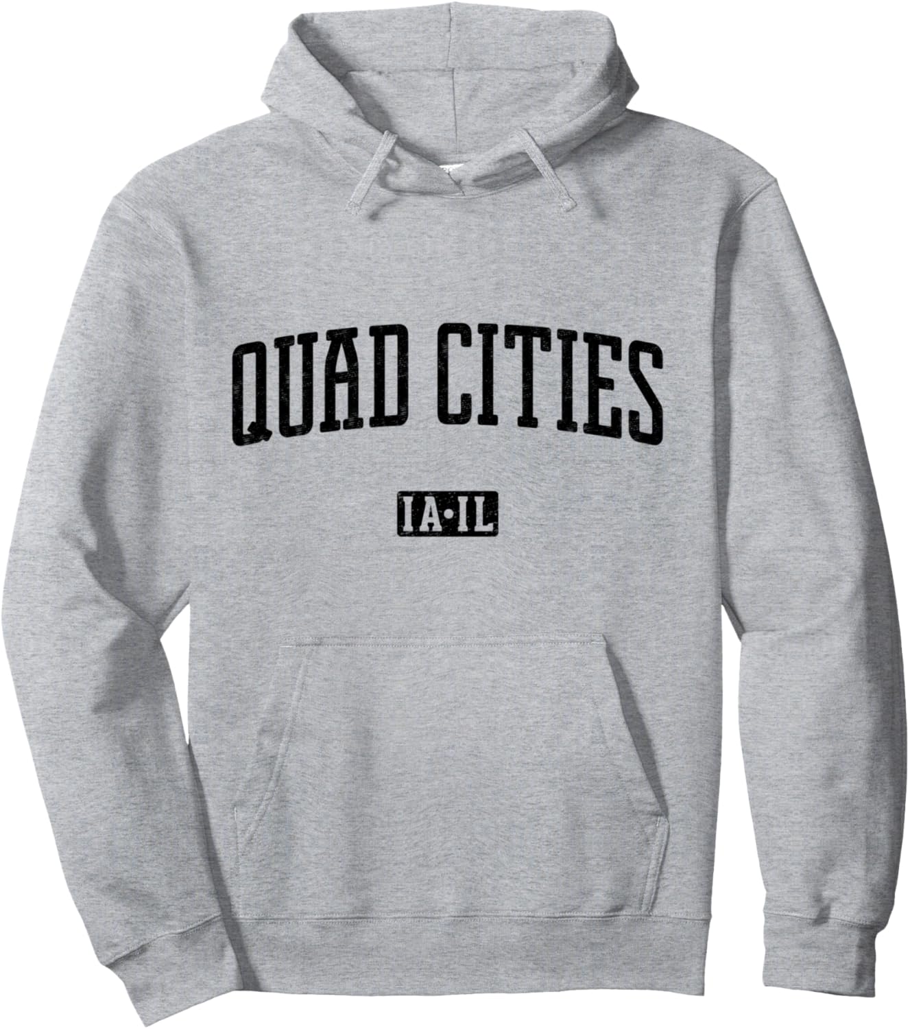 

Винтажная толстовка Quad Cities Quad Cities Apparel Co, серый