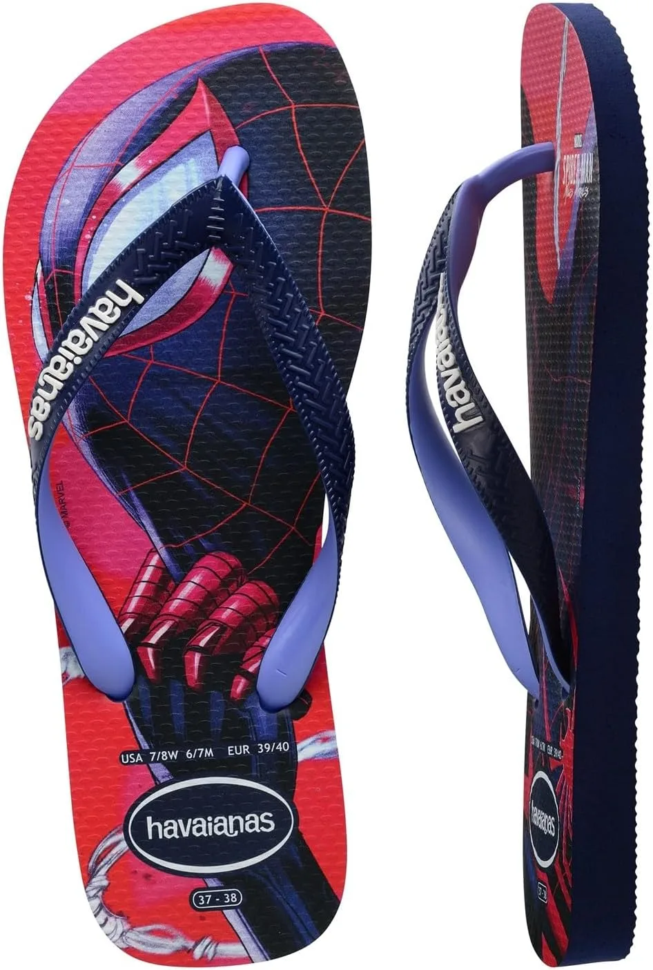Шлепанцы Havaianas Top Marvel, темно-синий — фото 3
