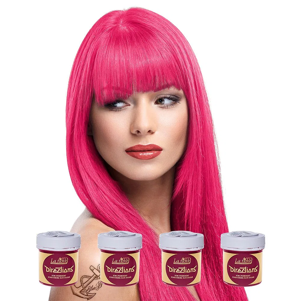 Набор полуперманентной краски для волос «Directions» Flamingo Pink от La Riche La Riche, Flamingo Pink