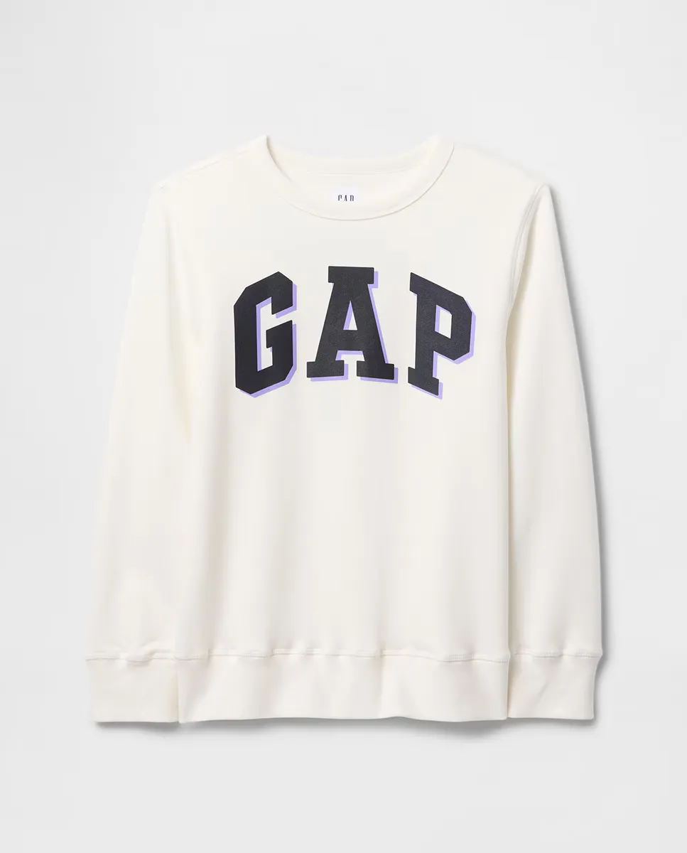 

Свитшот для мальчиков с длинными рукавами Gap, белый