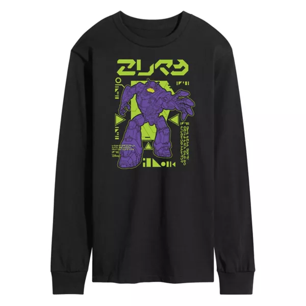 

Мужская футболка S Lightyear Zyrg Scouter с длинным рукавом и принтом Disney / Pixar, черный