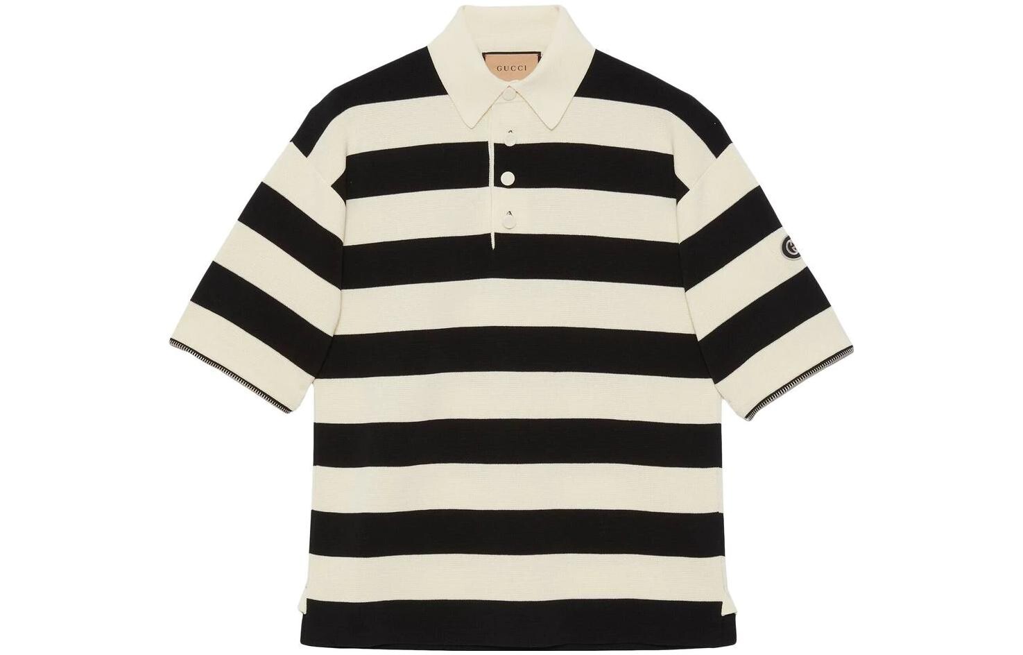 Рубашка поло GUCCI Black/White — фото 3