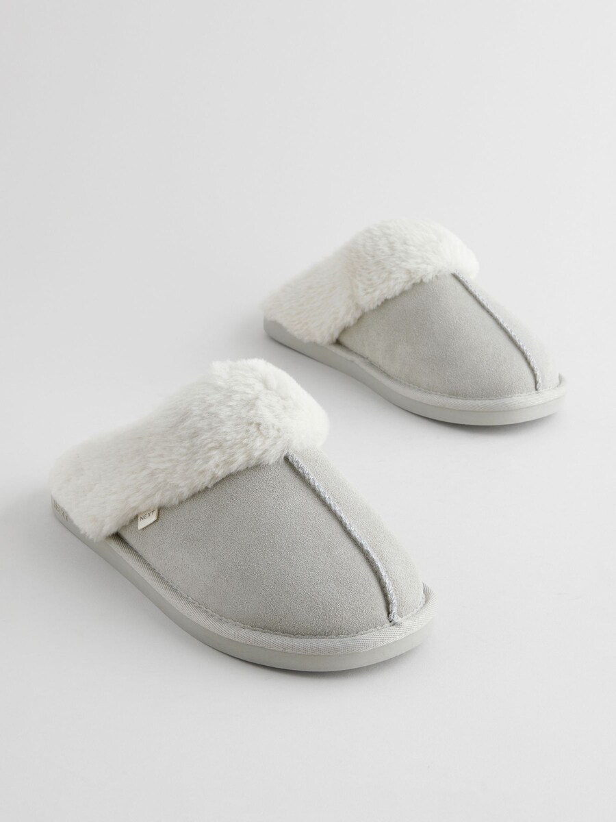 Тапочки Next, цвет Grey/Light grey — фото 2
