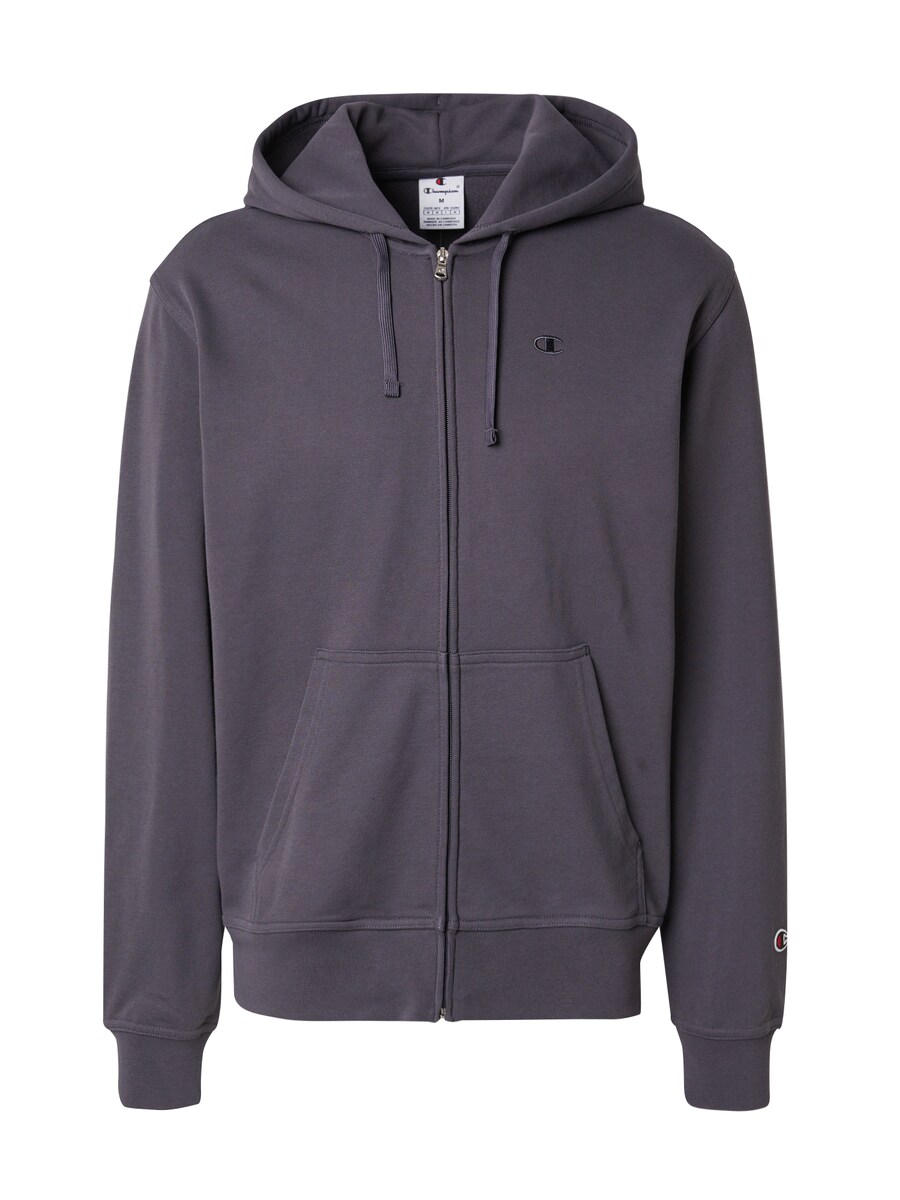 

Толстовка с капюшоном на молнии Champion Authentic Athletic Apparel, темно-серый