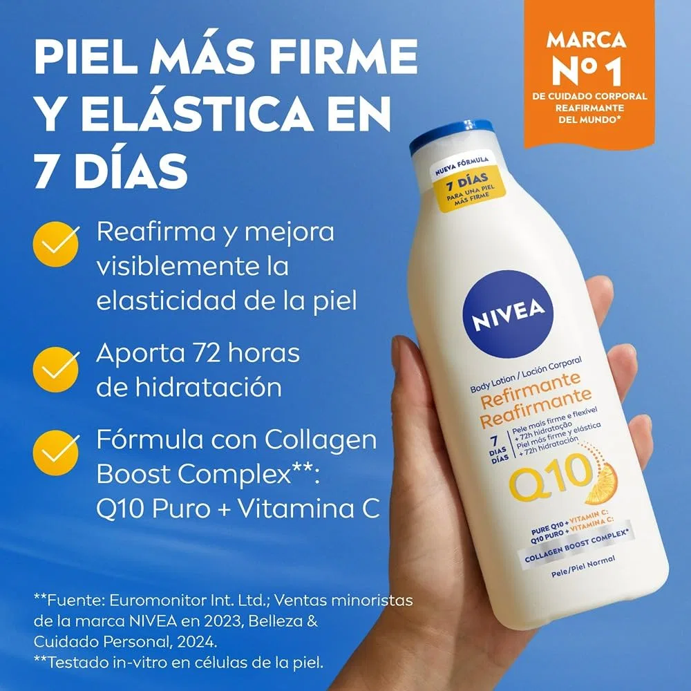 Укрепляющий лосьон для тела NIVEA Q10 с витамином C, 250 мл Nivea — фото 2