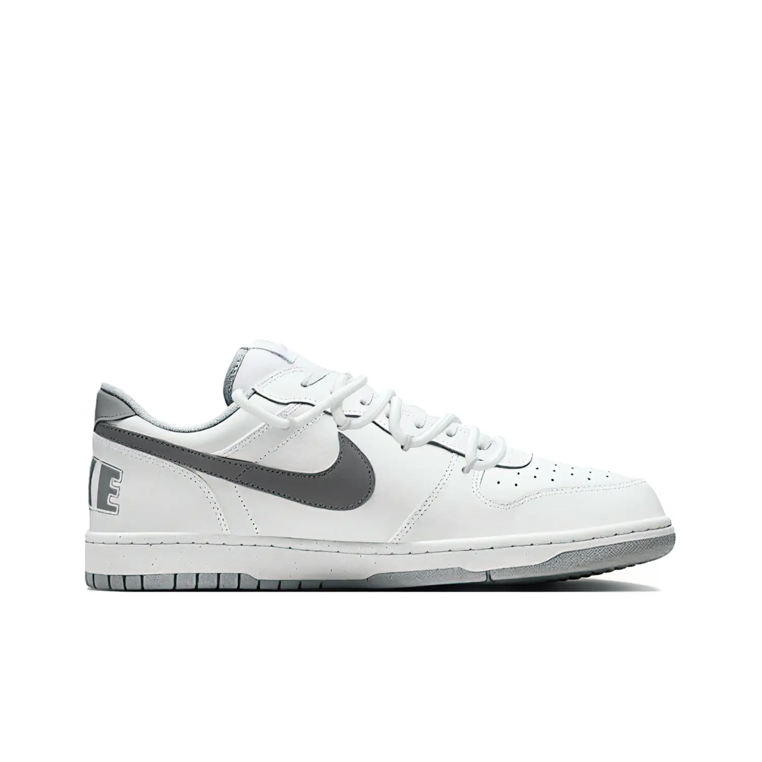Nike Big Cloud Wave Ink Shadow Low top Skateboard Shoes мужские серо-белые — фото 3