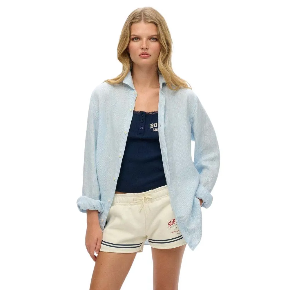 

Рубашка с длинным рукавом Superdry Studios Casual, синий