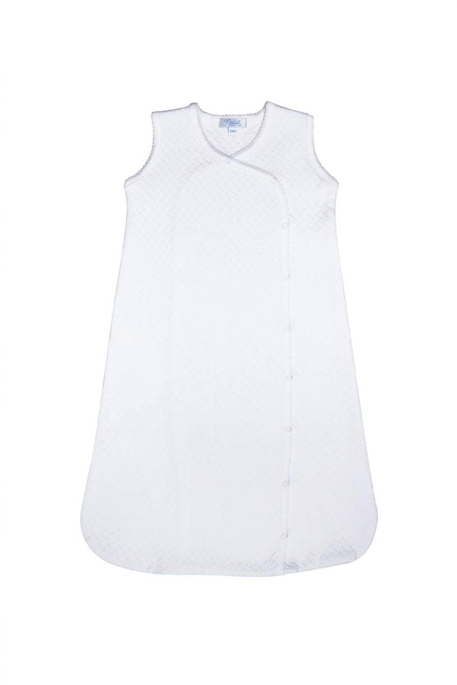 

Спальный мешок для девочек, плетеный корзинкой, белый Nella Pima, белый